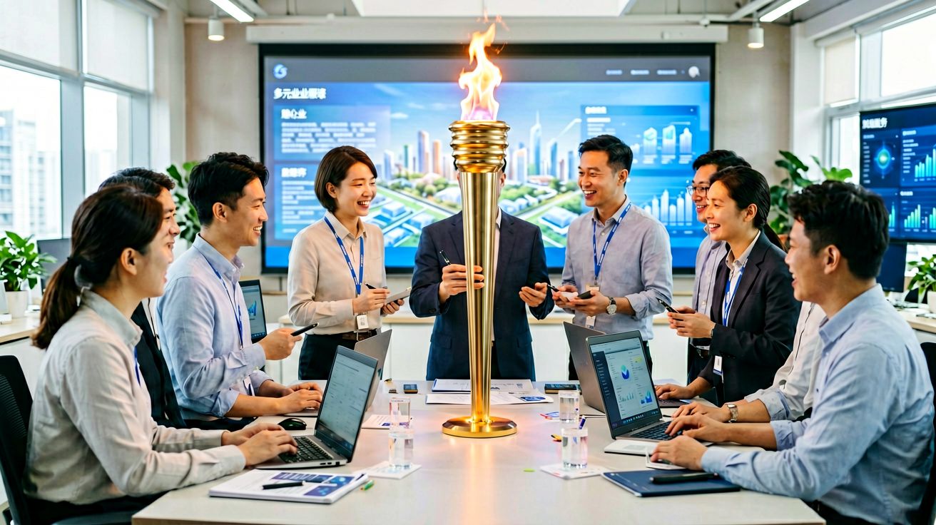 U8多元产业板块，展示娱乐文化及跨界融合业务的创新场景